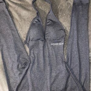 DARK GRAY JUMPSUIT SIZE S